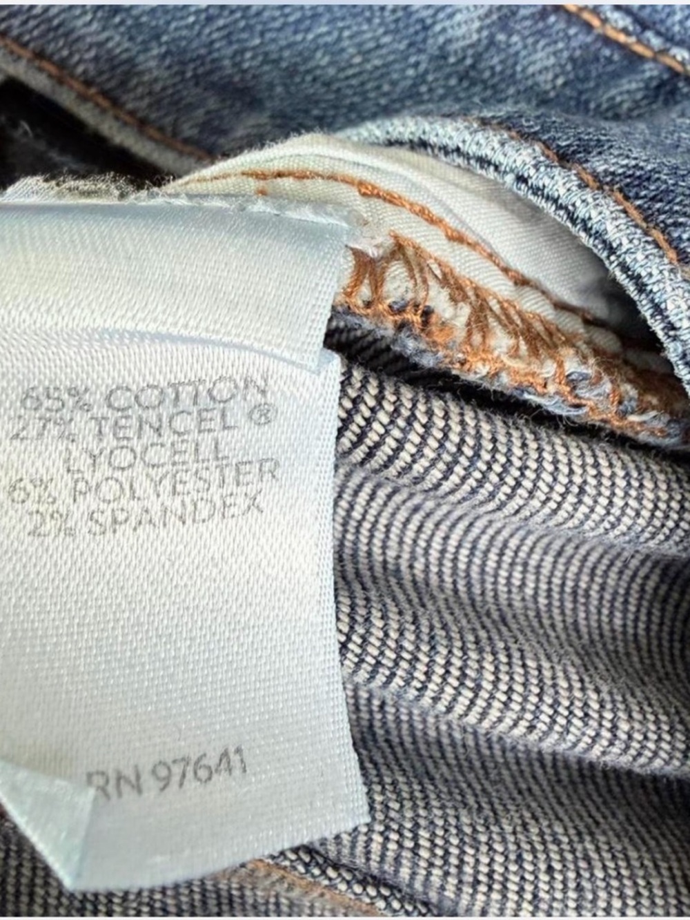 J. Jill Indigo Boyfriend Jeans with Rolled Cuffs - Picture 8 of 8